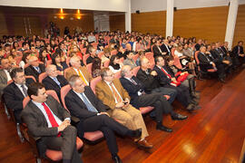Nombramiento de D. Fernando Ocaña como Alumno de Honor de Facultad de Ciencias Económicas y Empresariales de la Universidad de Málaga. Rectorado. Marzo de 2009