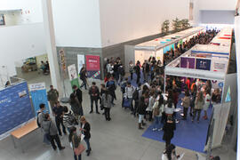 I Feria de Empleo de la Universidad de Málaga. Complejo de Estudios Sociales y de Comercio. Abril 2015