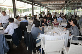 Almuerzo de despedida de la X Tribuna España - Corea. Restaurante "El Palmeral". Octubre de 2015