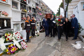 Entierro de Eugenio Chicano. Cementerio de Vélez-Málaga. Noviembre de 2019