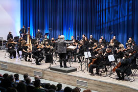 Concierto de Bandas Sonoras de la 31 edición de Fancine de la Universidad de Málaga. Auditorio de la Escuela Técnica de Ingeniería de Telecomunicaciones e Informática. Noviembre de 2021
