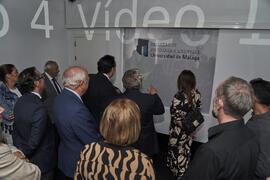 Visita a la nueva facultad de Psicología y Logopedia de la Universidad de Málaga tras su inauguración. Campus de Teatinos. Octubre de 2022