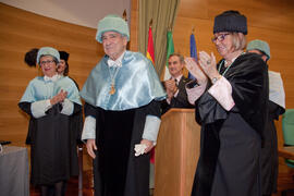 Investidura como Doctor "Honoris Causa" de D. Antonio Bonet Correa por la Universidad de Málaga. Rectorado. Febrero de 2014