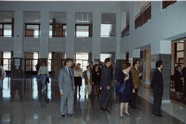 Visita del gobernador de Puerto Rico a la Universidad de Málaga y Obispado. 1993