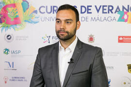 Antonio Esteva. Curso "Información y Comunicación". Cursos de Verano de la Universidad de Málaga. Ronda. Julio de 2018