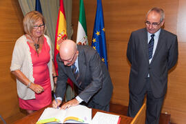 Toma de posesión del personal docente e investigador de la Universidad de Málaga. Rectorado. Octubre de 2011