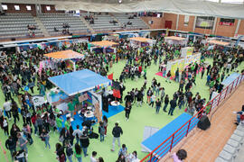 Jornadas de Puertas Abiertas de la Universidad de Málaga. Complejo Polideportivo Universitario. Abril de 2018