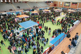 Jornadas de Puertas Abiertas de la Universidad de Málaga. Complejo Polideportivo Universitario. Abril de 2018