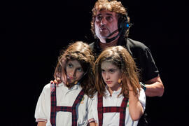 Ensayos para la Gala Inaugural de la XXIV edición de Fancine de la Universidad de Málaga. Teatro Cervantes. Noviembre de 2014