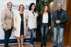 Foto de grupo. "Dialogando" con Marta Flich. Paraninfo. Noviembre de 2017