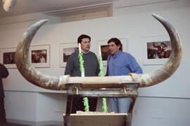 Inauguración de la exposición "Lances de Aldea". 1993