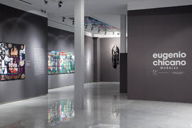Exposición "Eugenio Chicano. Murales". Sala de exposiciones del Edificio del Rectorado. Octubre de 2011