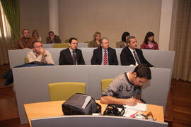 Inauguración del 3º Congreso de Actividad Físico Deportiva para Mayores de la Universidad de Málaga. Rectorado. Febrero de 2009