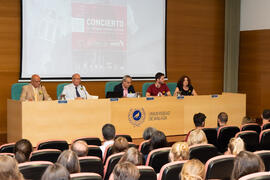 Presentación de la "II Gala Solidaria de Medicina". Edificio del Rectorado. Julio de 2019