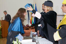 Investidura de nuevos doctores por la Universidad de Málaga. Paraninfo. Febrero de 2012