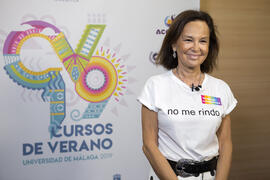 Miren Larrazábal. Curso "Diversidad sexual". Cursos de verano 2019 de la Universidad de Málaga. Marbella. Julio de 2019