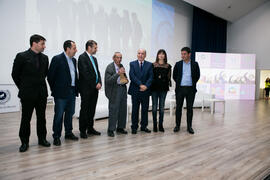 Entrega del premio CIMA 2017 a Francisco Contreras, "Súper Paco". Inauguración del 7º Congreso Internacional de Actividad Física Deportiva para Mayores. Escuela Técnica Superior de Ingeniería de Telecomunicaciones y de Informática. Noviembre de 2017