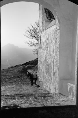 Málaga. Vistas de Archidona desde un arco. Enero de 1963