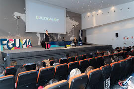 "Dialogando" con Ousman Umar. Facultad de Estudios Sociales y del Trabajo. Marzo de 2020