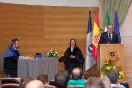 Investidura como Doctor "Honoris Causa" de D. Antonio García-Bellido por la Facultad de Ciencias de la Universidad de Málaga. Rectorado. Marzo de 2015