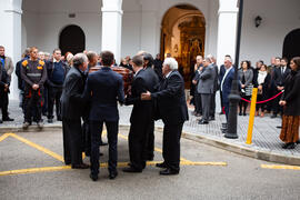 Entierro de Eugenio Chicano. Cementerio de Vélez-Málaga. Noviembre de 2019