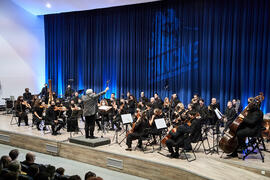 Concierto de Bandas Sonoras de la 31 edición de Fancine de la Universidad de Málaga. Auditorio de la Escuela Técnica de Ingeniería de Telecomunicaciones e Informática. Noviembre de 2021