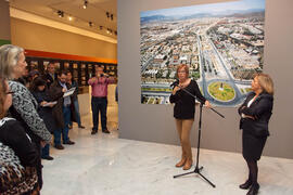 Inauguración de la exposición "UMA 40 años compartiendo futuro". Rectorado. Noviembre de 2012