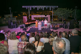Presentación del concierto de Dorantes en los Cursos de Verano de la Universidad de Málaga. Vélez Málaga. Julio de 2018