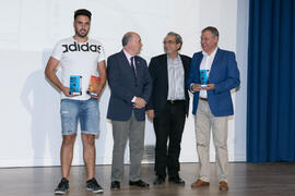 Entrega de títulos del Trofeo Rector. Gala del Deporte Universitario 2018. Escuela Técnica Superior de Ingeniería de Telecomunicaciones. Junio de 2018
