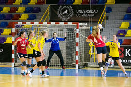 Partido Universidad de Oslo - Radboud University Nijmegen. Categoría femenina. Campeonato Europeo Universitario de Balonmano. Antequera. Julio de 2017