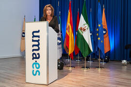 Intervención de Rosa María Ríos. Apertura del Curso Académico 2021/2022 de la Universidad de Málaga. Escuela Técnica Superior de Ingeniería Informática y Telecomunicaciones. Septiembre de 2021
