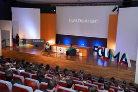 "Dialogando" con Clara Grima. Escuela de Ingenierías Industriales de la Universidad de Málaga. Mayo de 2024