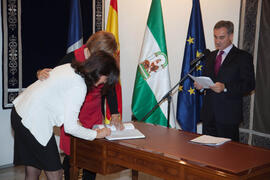 Toma de posesión del personal docente e investigador de la Universidad de Málaga. Rectorado. Noviembre de 2012