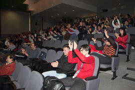 Asistentes al 4º Congreso Internacional de Actividad Físico-Deportiva para Mayores. Escuela Técnica Superior de Ingeniería Informática y Telecomunicaciones. Marzo de 2011