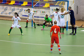 Partido Portugal contra Rusia. 14º Campeonato del Mundo Universitario de Fútbol Sala 2014 (FUTSAL). Antequera. Julio de 2014