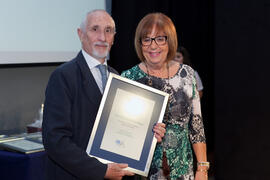 Entrega de distinciones en la gala del deporte de la Universidad de Málaga. Mayo de 2014
