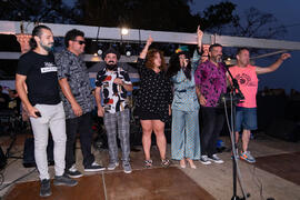 Concierto de Julia Martín. Festival solidario en los Baños del Carmen. Cursos de Verano de la Universidad de Málaga. Málaga. Julio de 2019