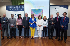 Presentación de la XIV edición de los Cursos de Verano de la Universidad de Málaga. Rectorado. Mayo 2015