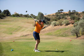 Jugadora de la Universidad de Borgoña. Campeonato Europeo de Golf Universitario. Antequera. Junio de 2019