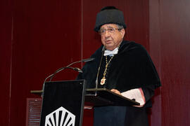 Intervención de José Ángel Narváez. Entrega de la Medalla de Oro de la Universidad de Córdoba a la Universidad de Málaga. Córdoba. Junio de 2022