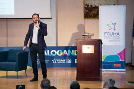 Pere Estupinyà. Conferencia "Dialogando". Facultad de Ciencias. Octubre de 2018