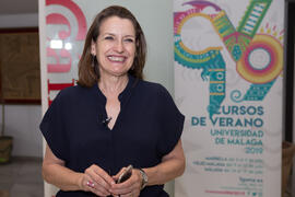 Clara Bayarri. Curso "Seguridad internacional y colectivos vulnerables". Cursos de Verano de la Universidad de Málaga. Málaga. Julio de 2019