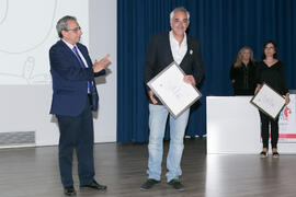 Homenaje a Pablo Ráez Martínez en la Gala del Deporte Universitario 2017. Escuela Técnica Superior de Ingeniería de Telecomunicaciones. Junio de 2017