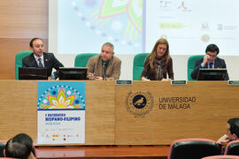 Clausura de la primera jornada. I Encuentro Hispano-Filipino. Rectorado. Abril 2015.