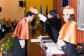 Investidura de nuevos doctores por la Universidad de Málaga. Paraninfo. Diciembre de 2009