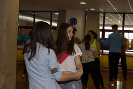 Actividad deportiva. Jornadas de Puertas Abiertas de la Universidad de Málaga. Complejo Polideportivo Universitario. Abril de 2015