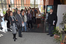 Presentación exposición bibliográfica "León Tolstói. Lúcido fulgor", por el centenario de su fallecimiento. Biblioteca General. Noviembre de 2010