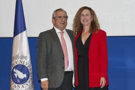 Toma de posesión de Silvia Olmedo Salar como profesora titular del Área de Periodismo de la Universidad de Málaga. Toma de posesión de nuevos catedráticos y profesores titulares de la Universidad de Málaga. Paraninfo. Noviembre de 2023