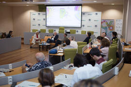 Mesa redonda: «¿El periodismo bajo sospecha?». Curso "La verdad de las mentiras". Cursos de Verano de la Universidad de Málaga. Málaga. Julio de 2019