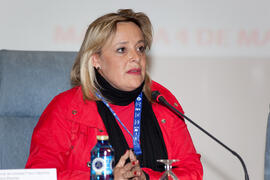 María Victoria Romero Pérez. Acto inaugural del 4º Congreso Internacional de Actividad Físico-Deportiva para Mayores. Escuela Técnica Superior de Ingeniería Informática y Telecomunicaciones. Marzo de 2011